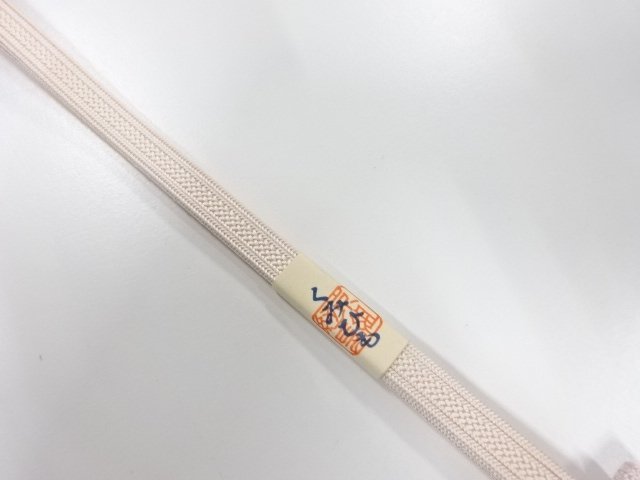  未使用品　正絹　帯留め用　手組三分紐